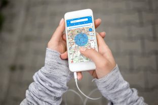 Rayon 10 km dans l’application ViaMichelin